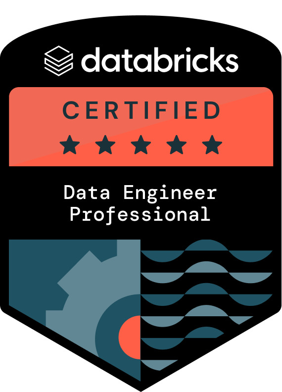 Badge for Databricks Certified Data Engineer Professional
