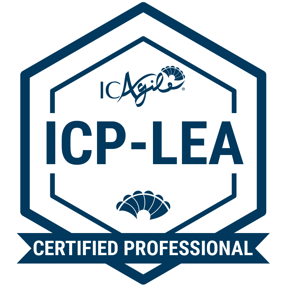 Badge for ICP-LEA: Leading with Agility